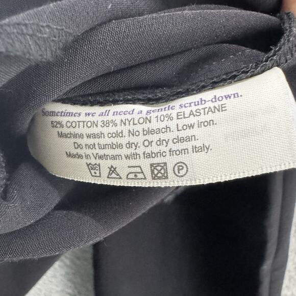 MM LAFLEUR Pants Womens 8 Black Ponte Pull On High Rise Straight Leg Preppy - Picture 14 of 15